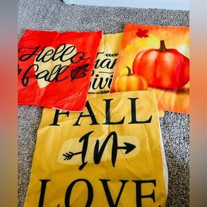 Beautiful Fall pillow covers, Set of 4,Not Prefilled 18 x 18in